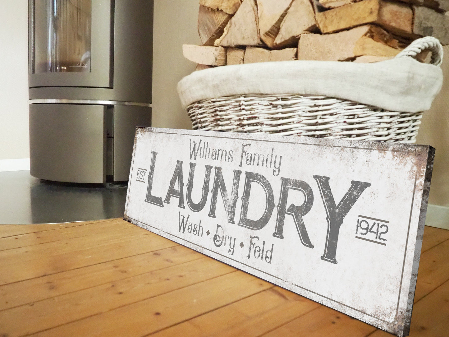 CUSTOM LAUNDRY ROOM SIGN