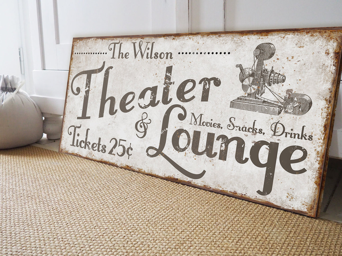 CUSTOM THEATER AND LOUNGE SIGN