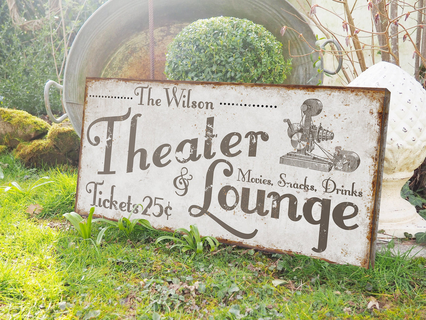 CUSTOM THEATER AND LOUNGE SIGN