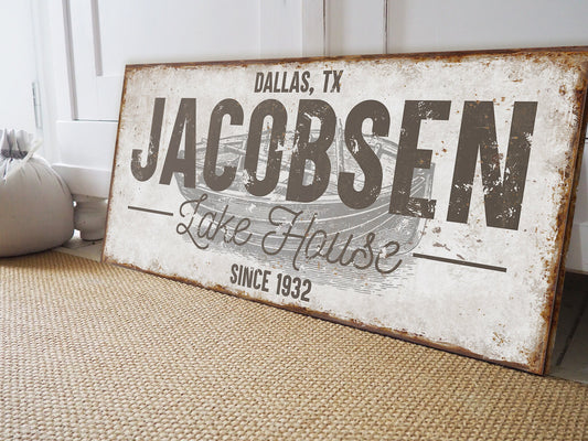 CUSTOM FAMILY HOME SIGN