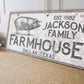 CUSTOM FARMHOUSE FAMILY SIGN