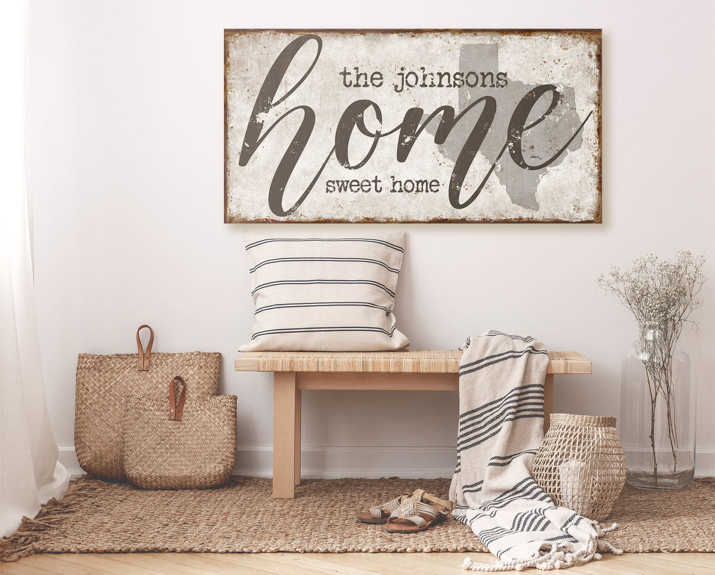 CUSTOM HOME SWEET HOME SIGN