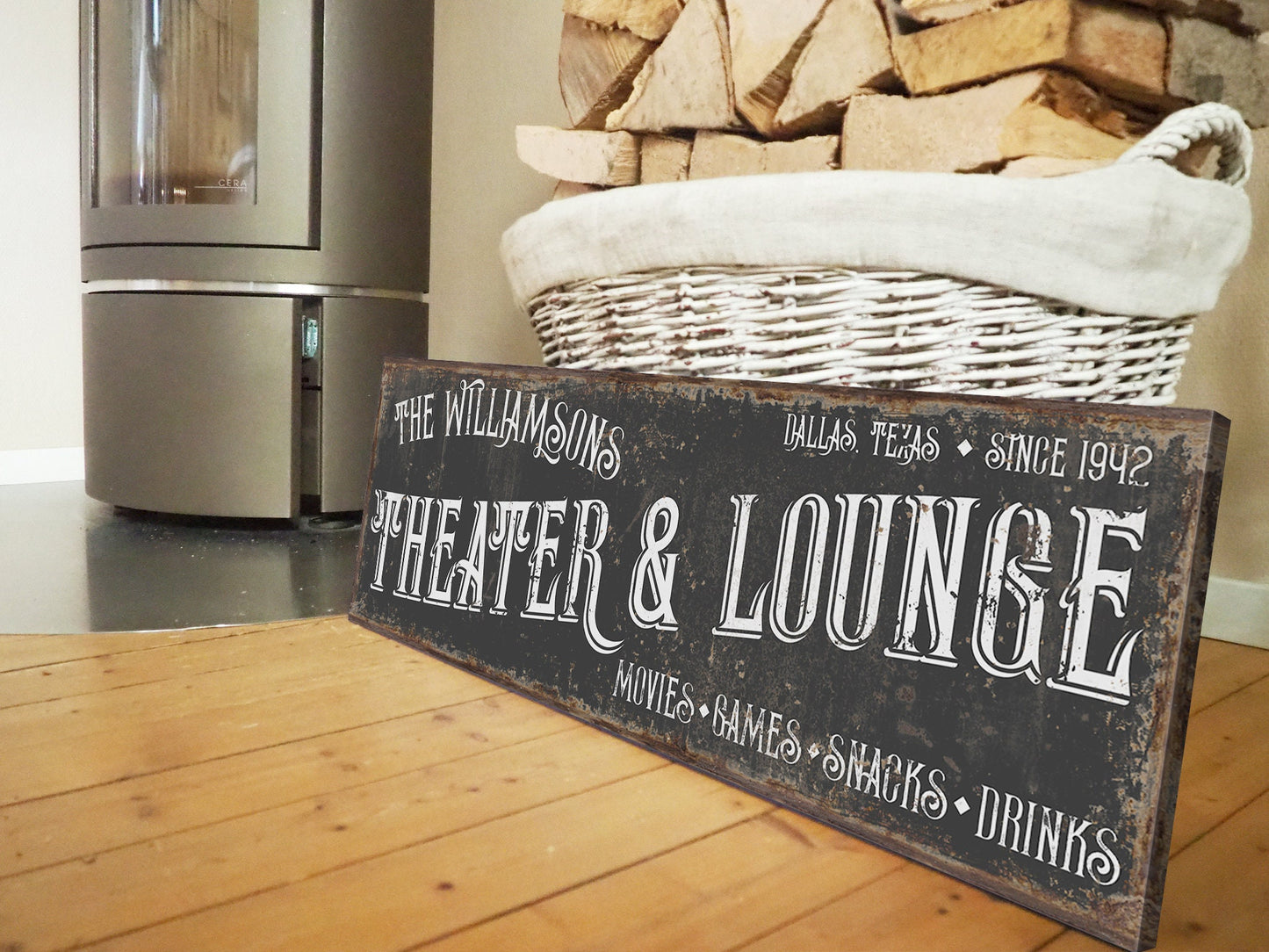 CUSTOM THEATER AND LOUNGE SIGN