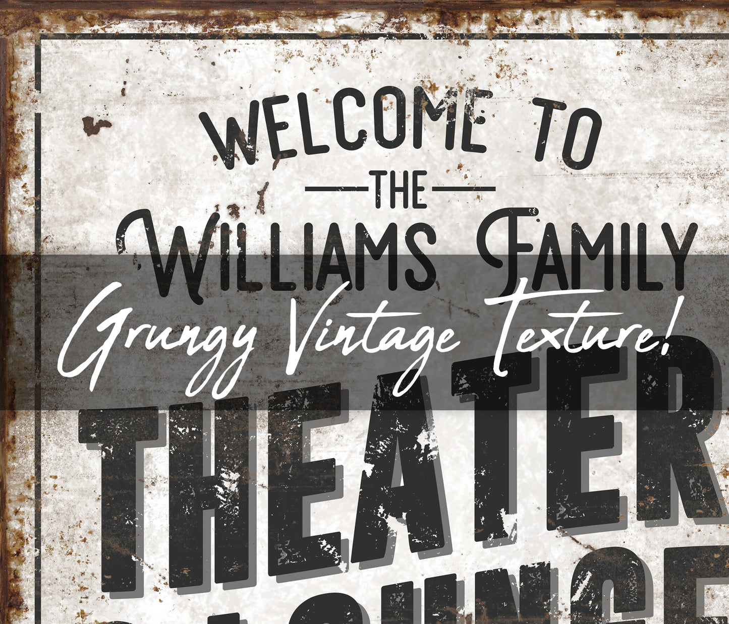 CUSTOM THEATER AND LOUNGE SIGN