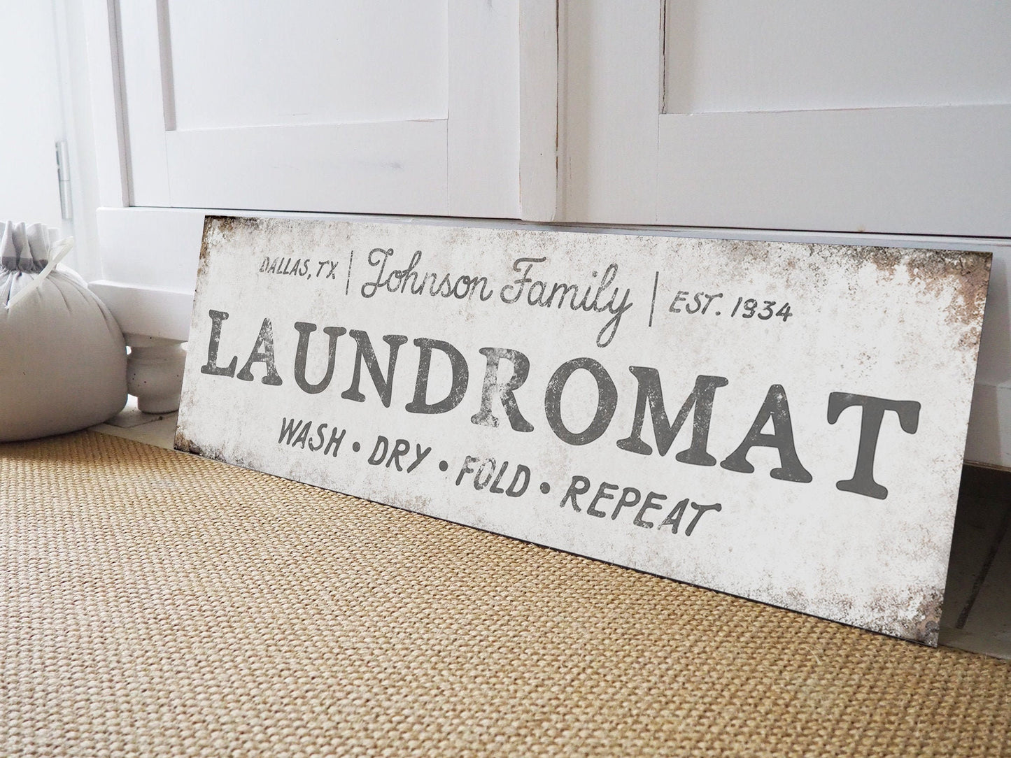 CUSTOM LAUNDROMAT SIGN