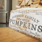 CUSTOM FAMILY PUMPKIN FARM SIGN