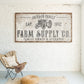 CUSTOM FARM SUPPLY CO. SIGN