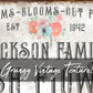 CUSTOM FRESH FLOWERS SIGN