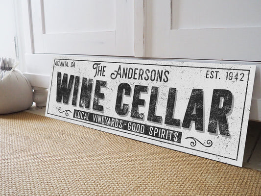 CUSTOM WINE ROOM SIGN