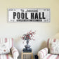 CUSTOM POOL HALL SIGN