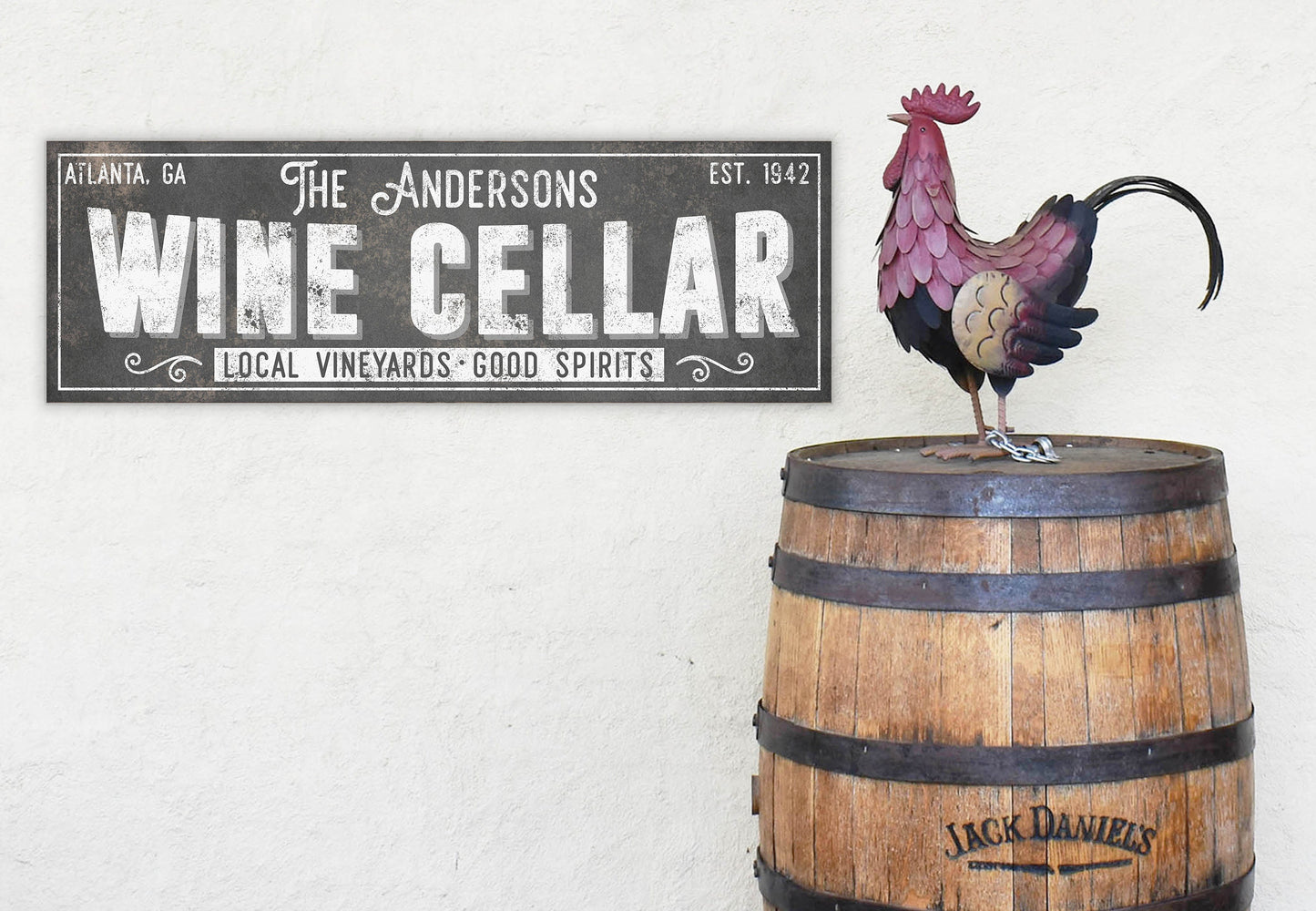 CUSTOM WINE CELLAR SIGN