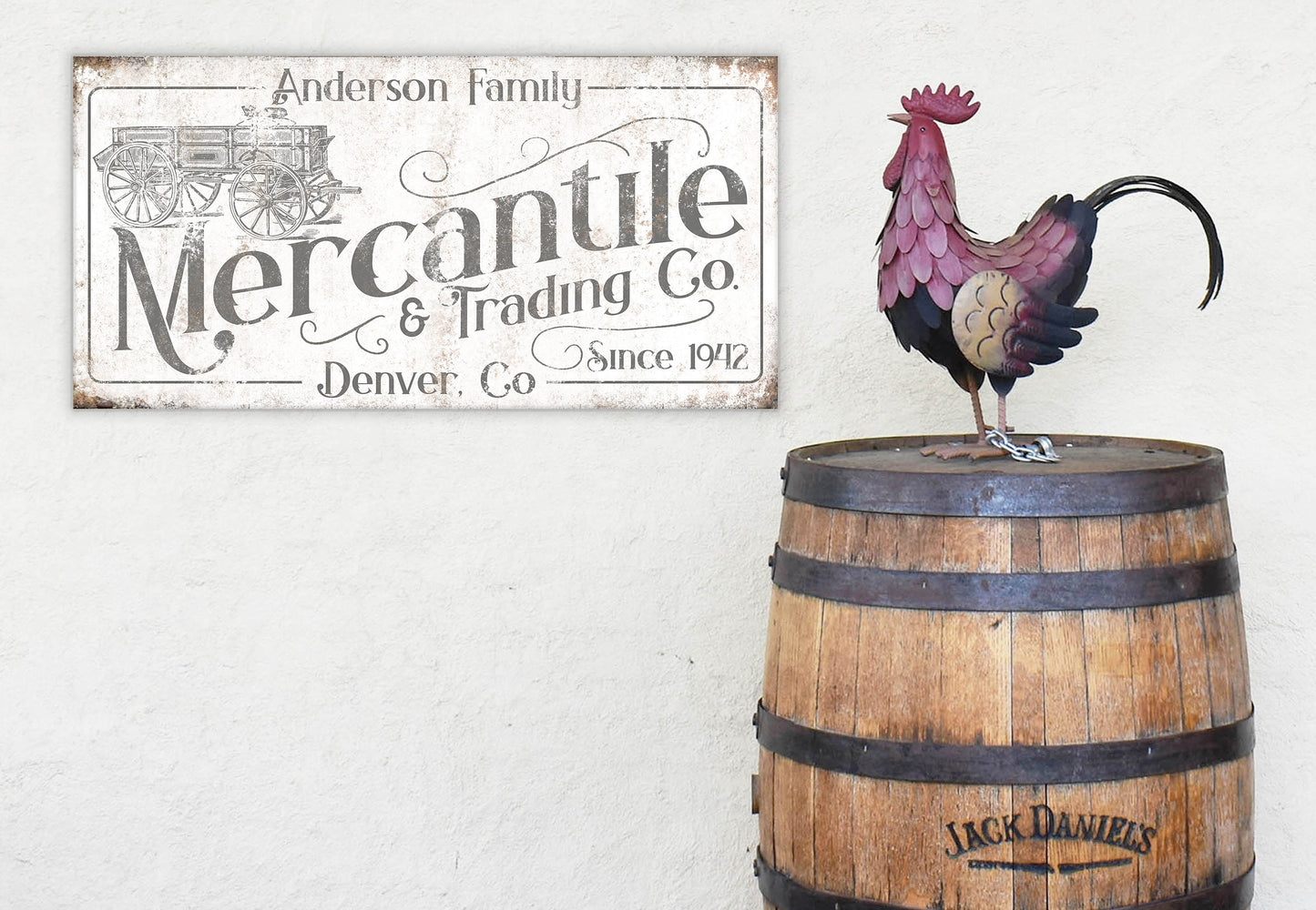 CUSTOM MERCANTILE SIGN