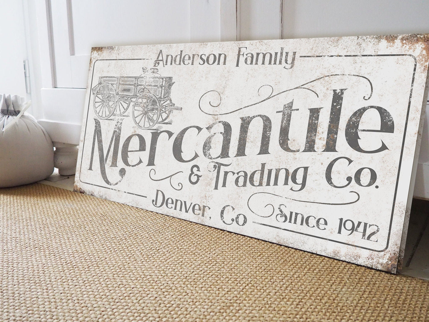 CUSTOM MERCANTILE SIGN