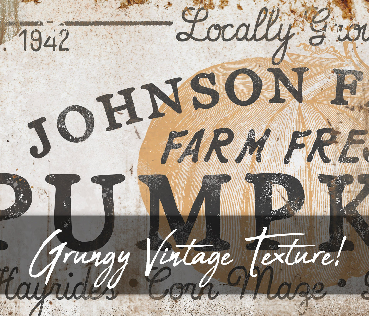 CUSTOM FAMILY PUMPKIN FARM SIGN