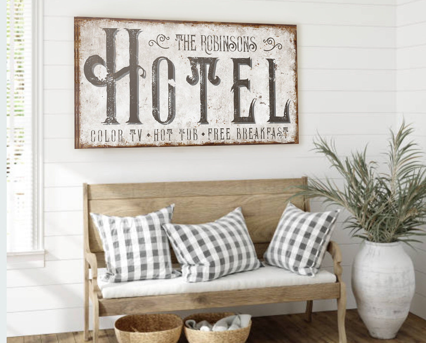 CUSTOM HOTEL SIGN