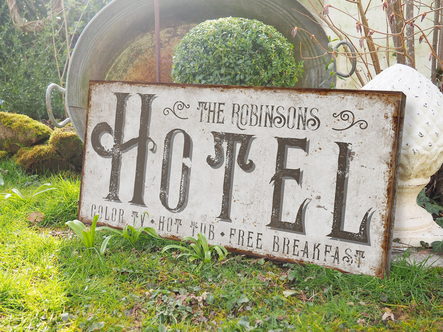 CUSTOM HOTEL SIGN