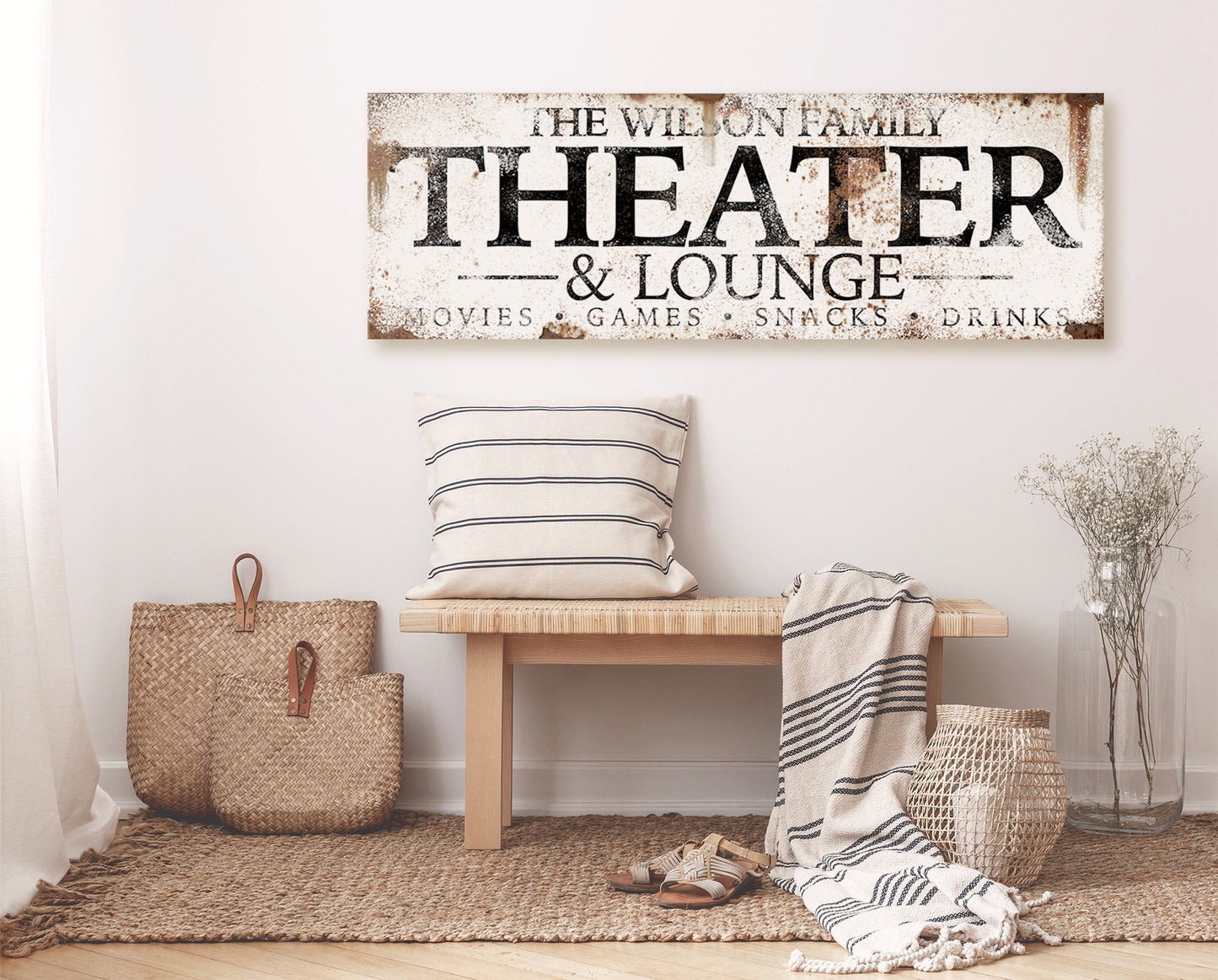 CUSTOM THEATER AND LOUNGE SIGN