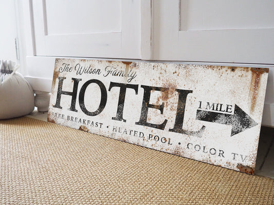 CUSTOM HOTEL SIGN