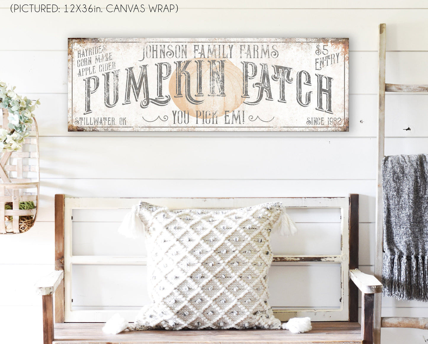 CUSTOM PUMPKIN PATCH SIGN