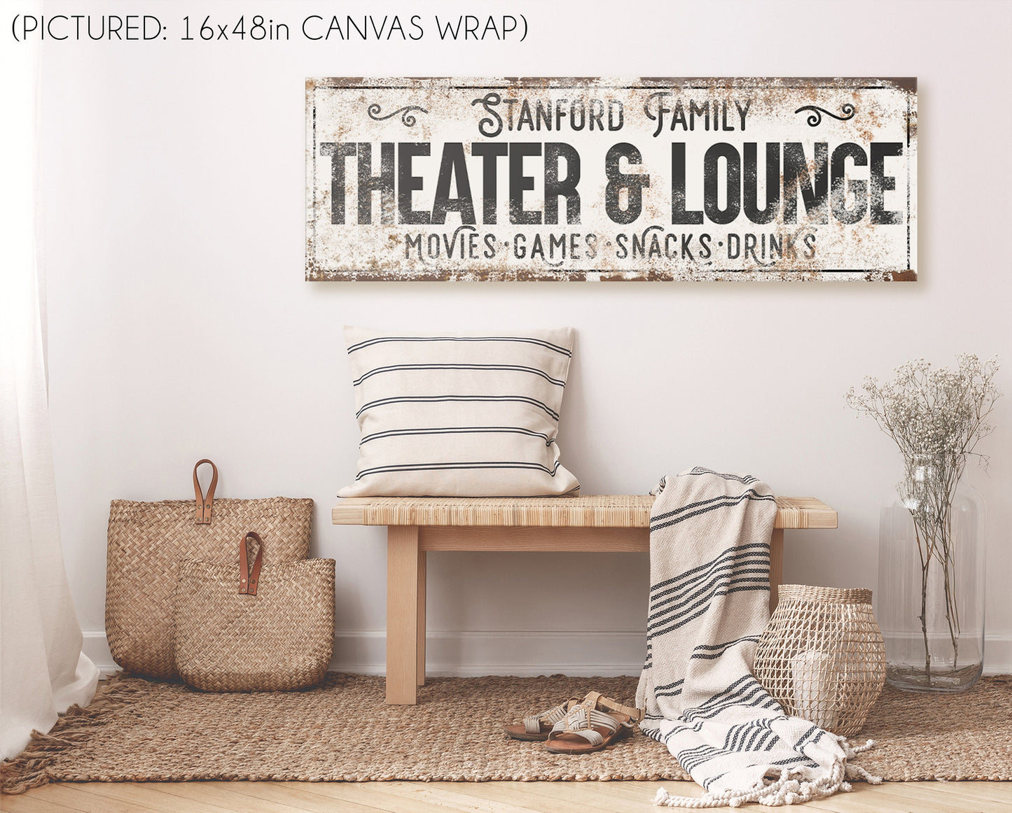 CUSTOM THEATER AND LOUNGE SIGN