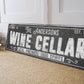 CUSTOM WINE CELLAR SIGN