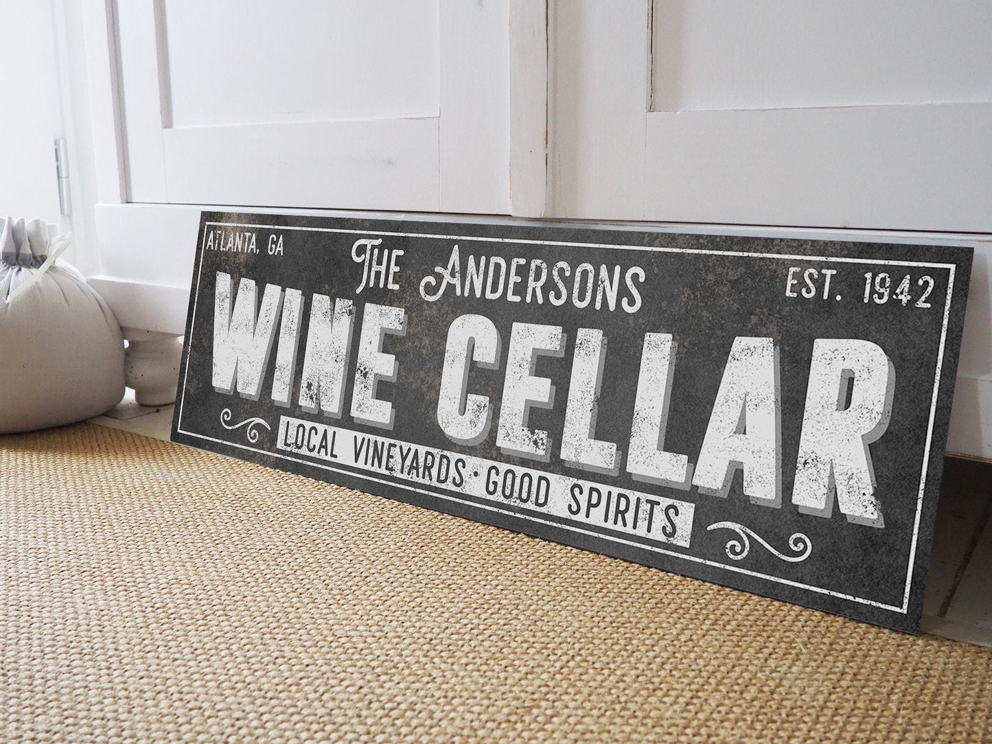 CUSTOM WINE CELLAR SIGN