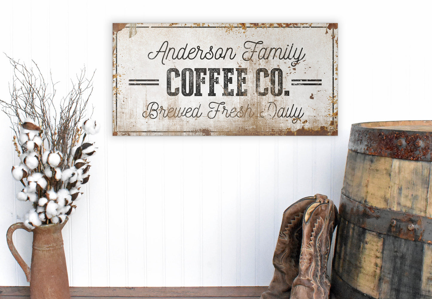 CUSTOM COFFEE BAR SIGN