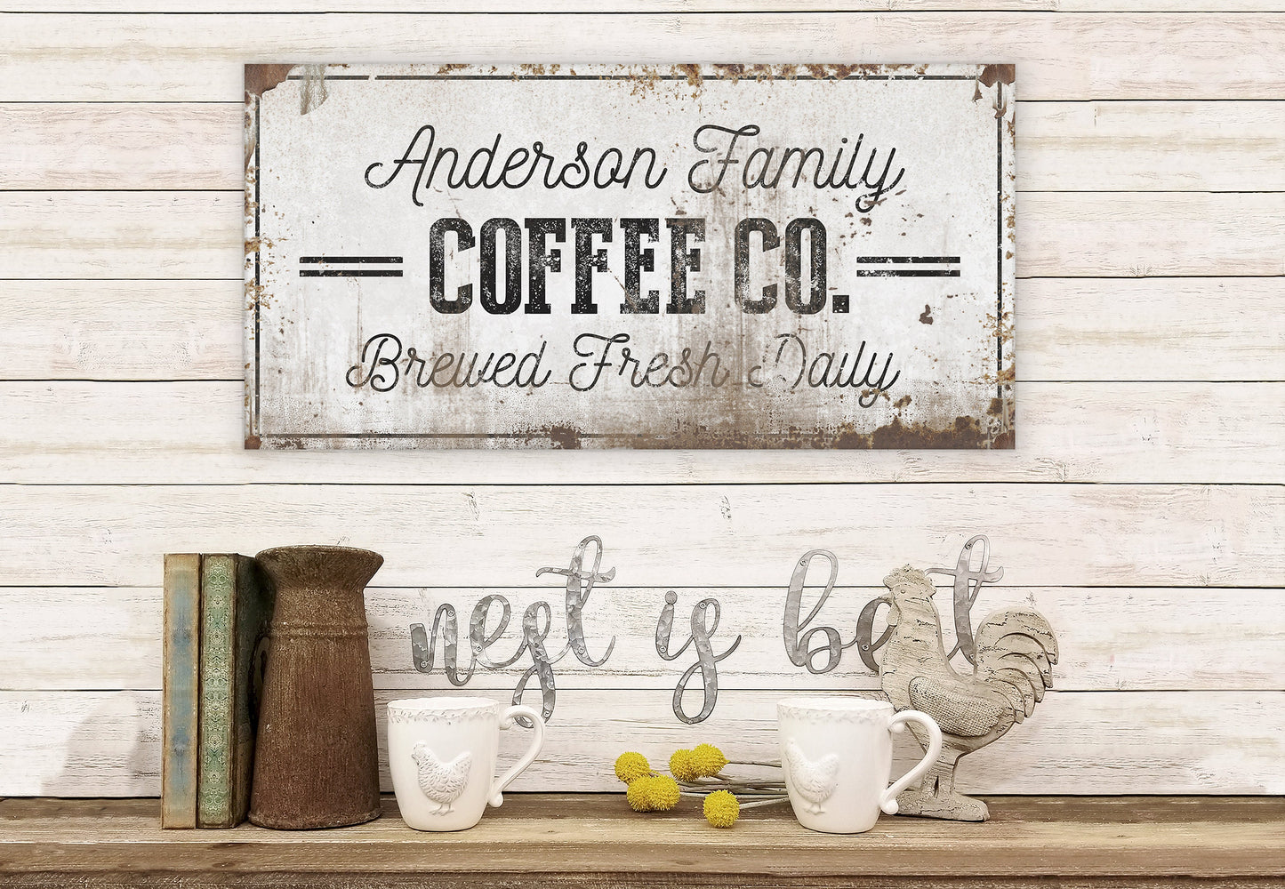 CUSTOM COFFEE BAR SIGN