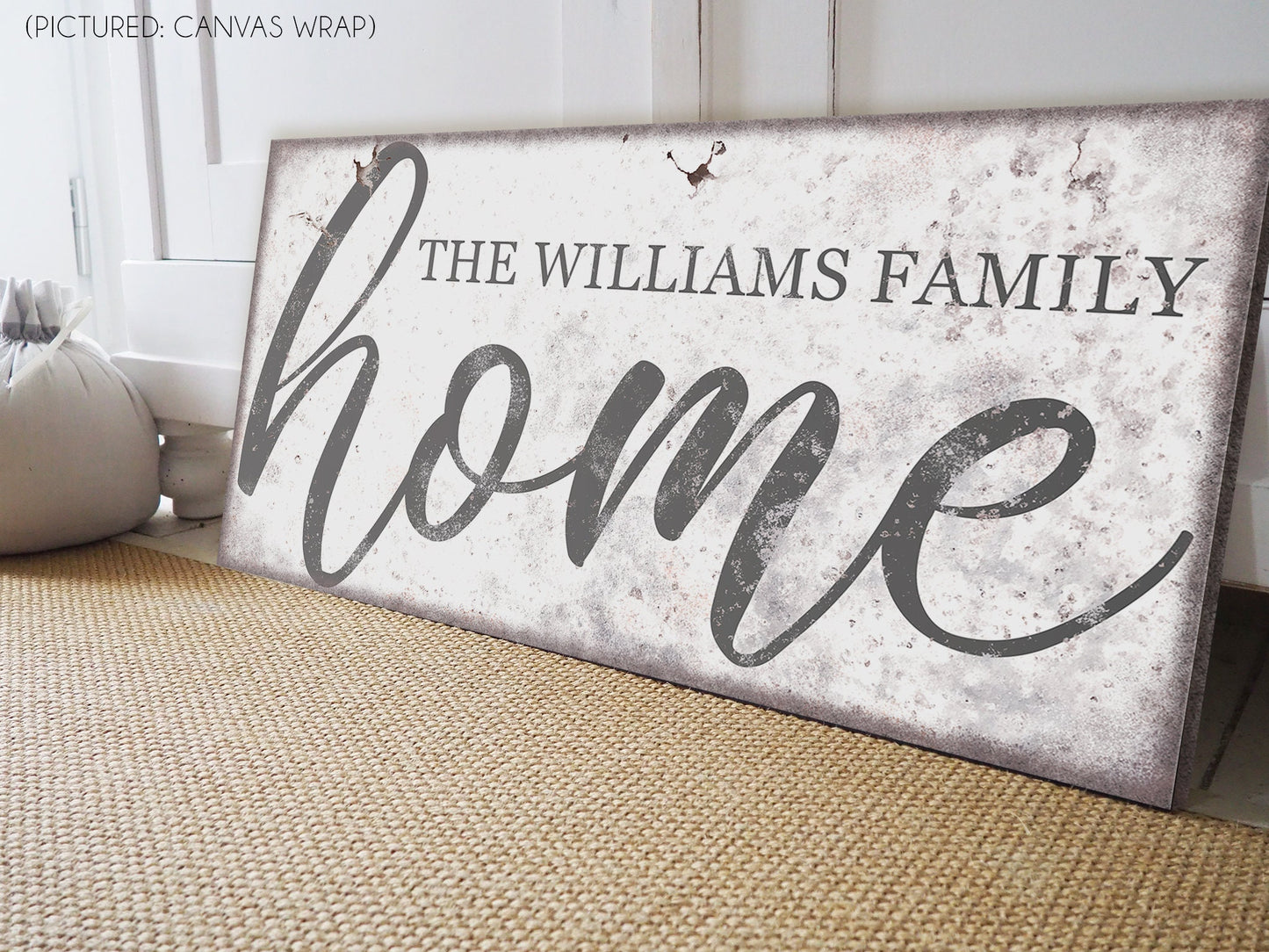 CUSTOM FAMILY NAME HOME SIGN