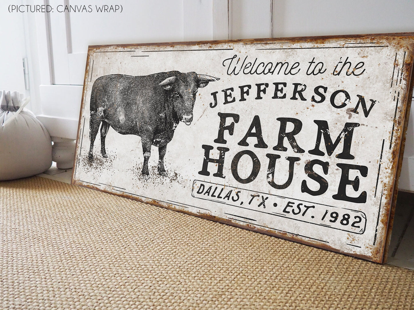 CUSTOM FARMHOUSE SIGN