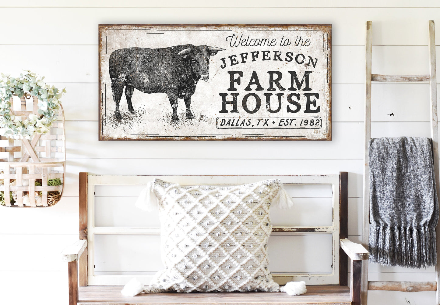 CUSTOM FARMHOUSE SIGN