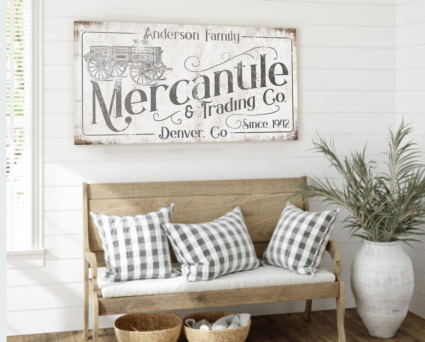 CUSTOM MERCANTILE SIGN