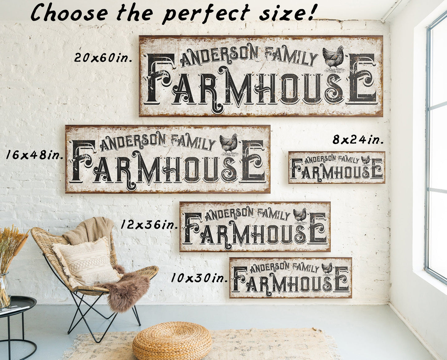 CUSTOM FARMHOUSE SIGN