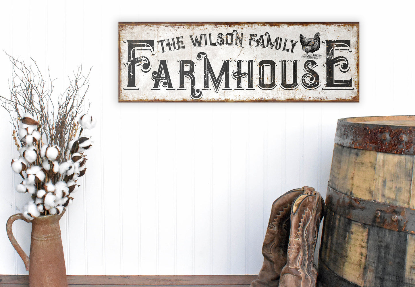 CUSTOM FARMHOUSE SIGN