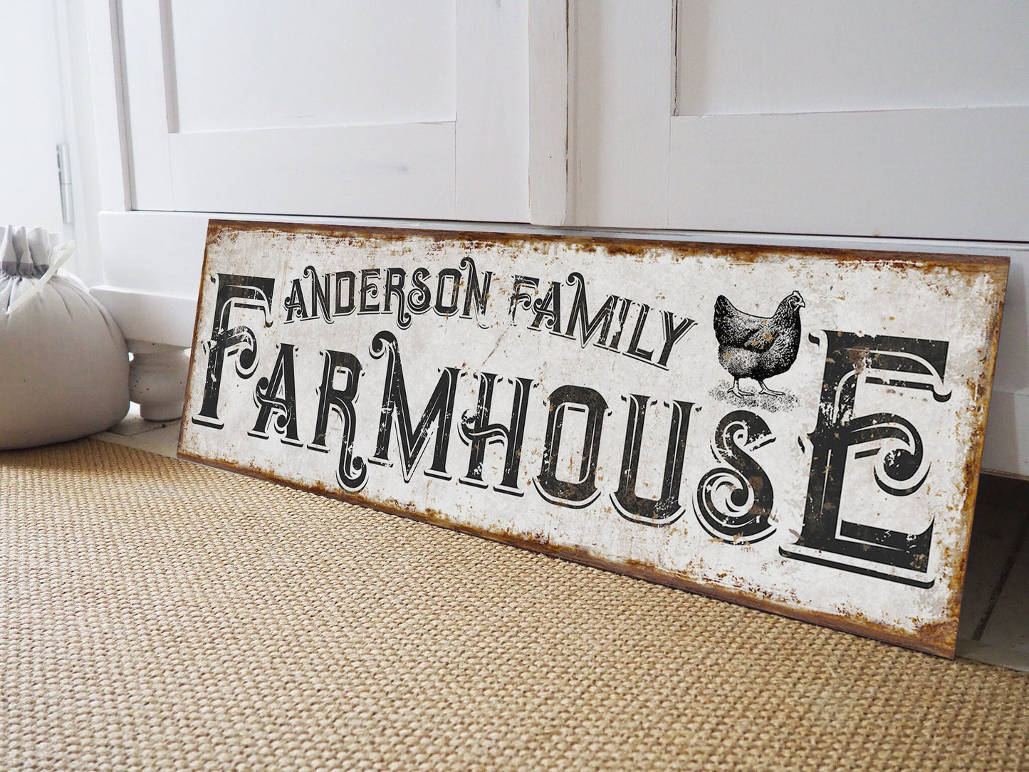 CUSTOM FARMHOUSE SIGN