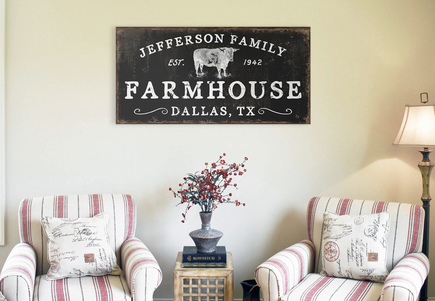 CUSTOM FAMILY FARMHOUSE SIGN