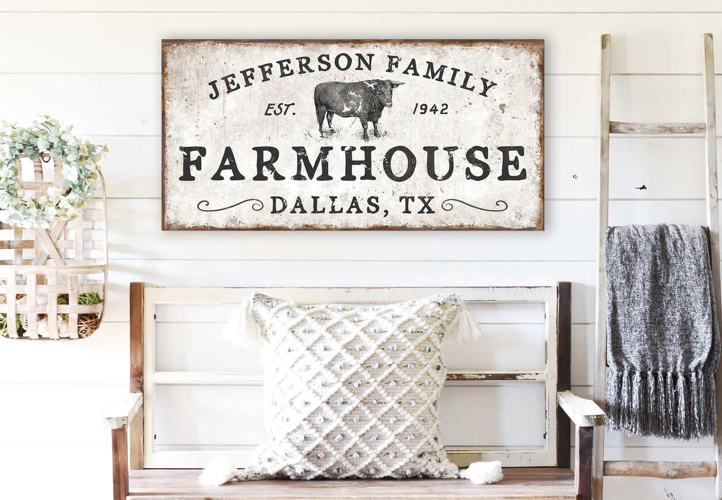 CUSTOM FAMILY FARMHOUSE SIGN