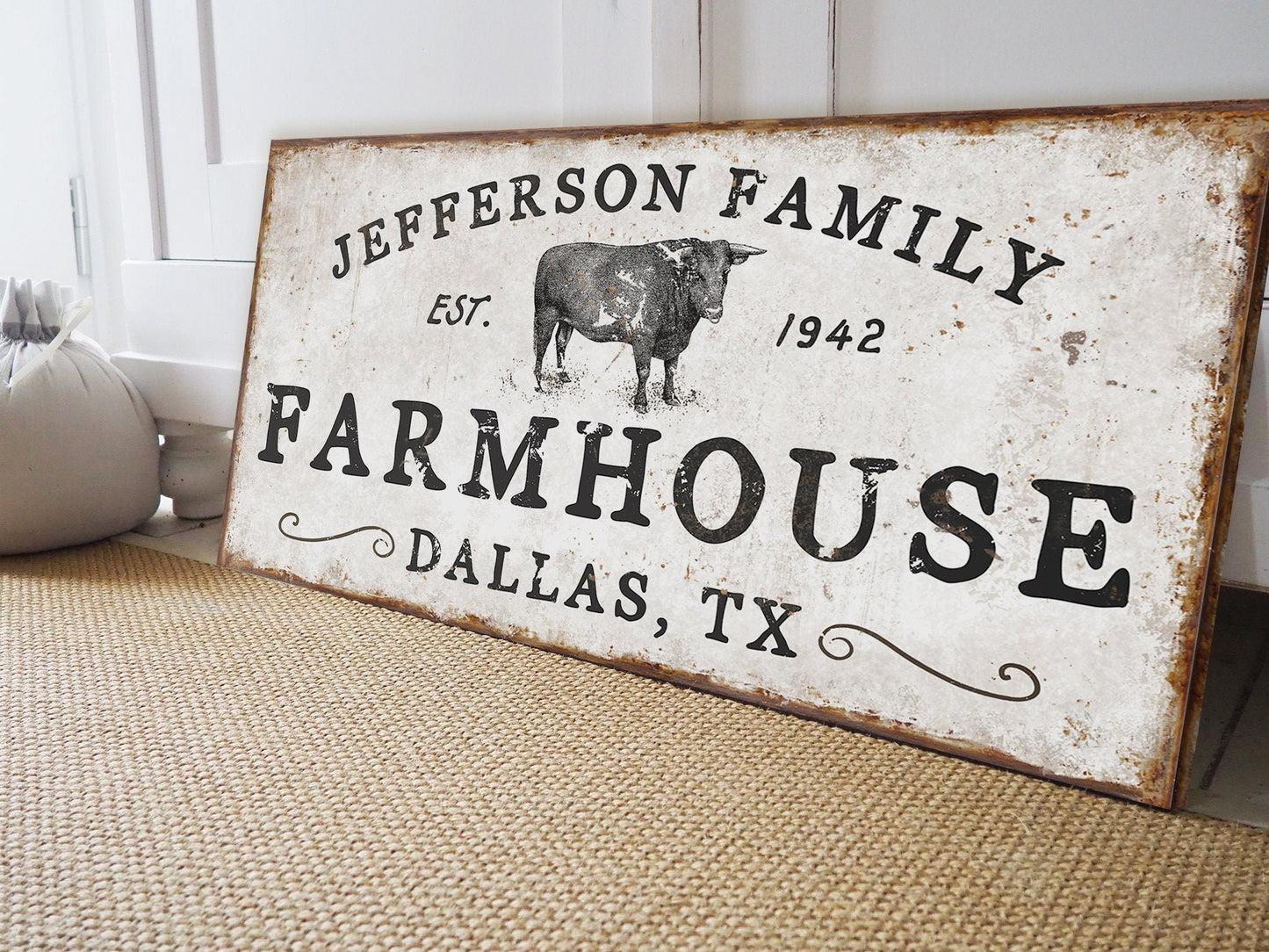 CUSTOM FAMILY FARMHOUSE SIGN