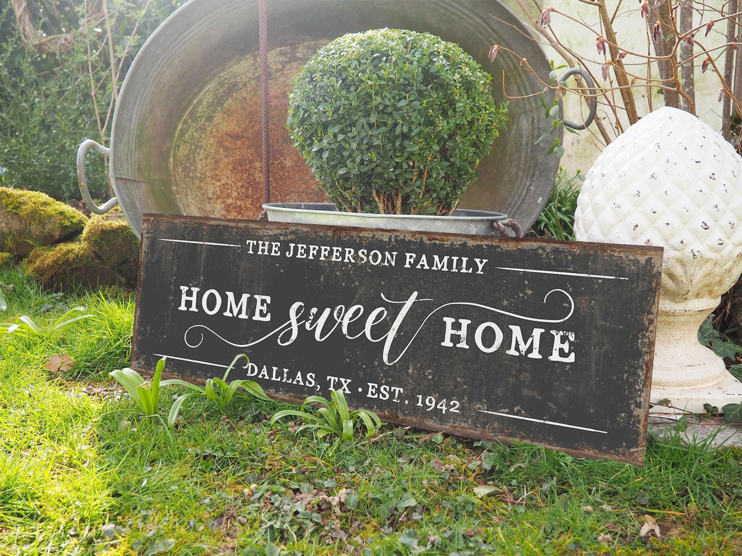 CUSTOM HOME SWEET HOME SIGN