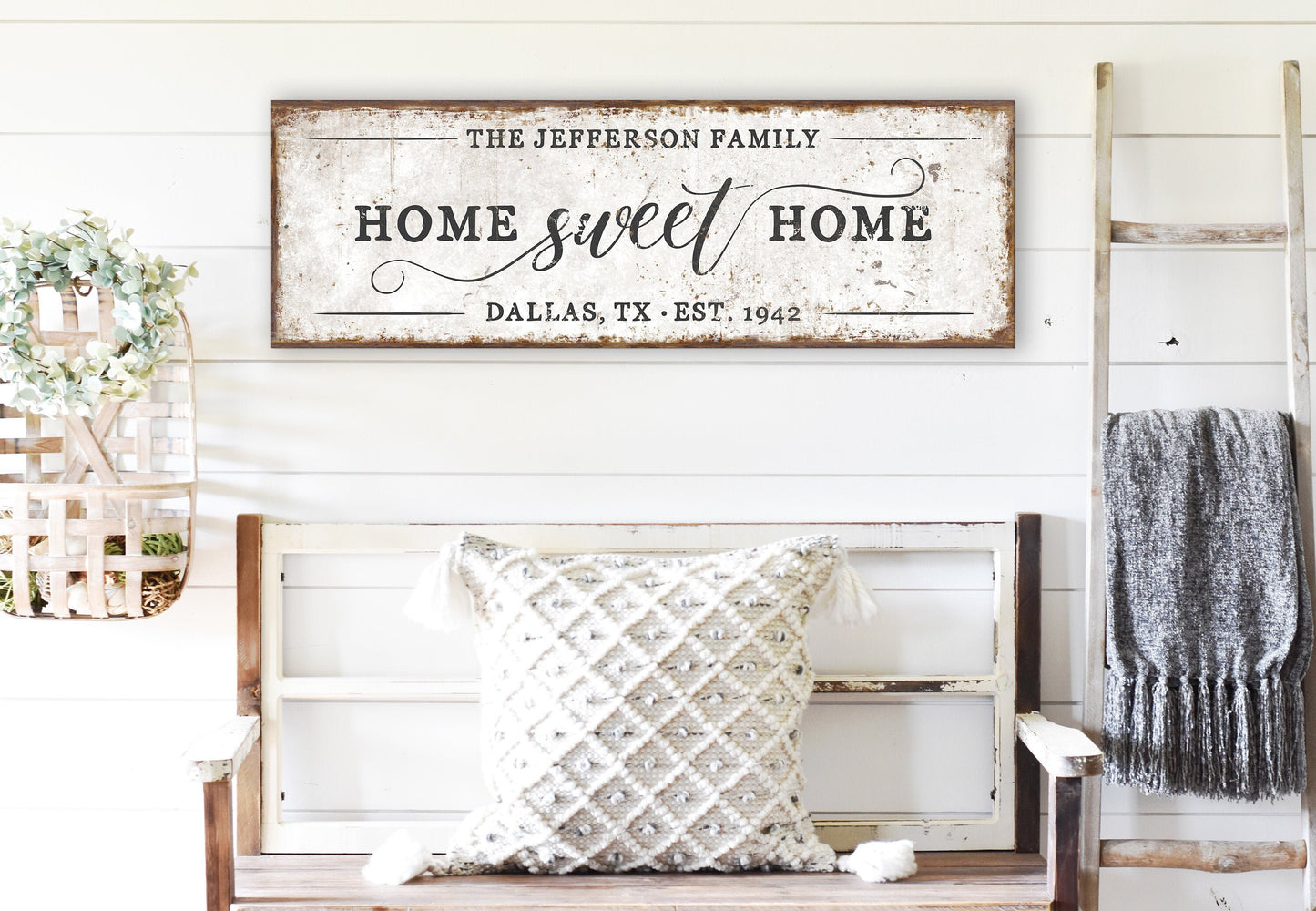 CUSTOM HOME SWEET HOME SIGN