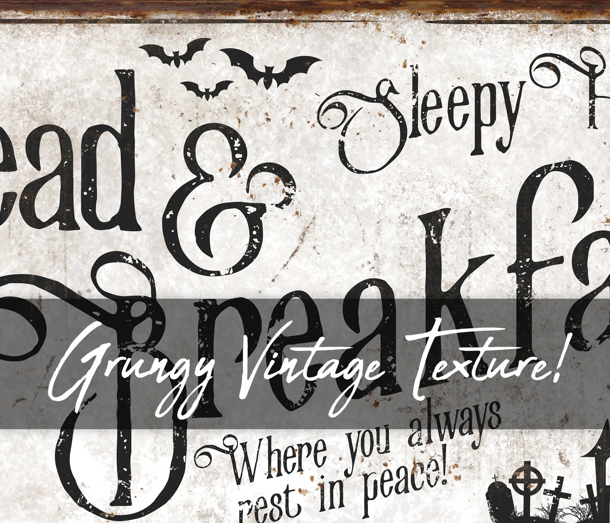 Decorazione per Halloween con scritta in inglese Dead And Breakfast, decorazione per la casa, decorazione da parete, poster in metallo, 20 x 30 cm Decorazione per Halloween con scritta in inglese Dead And Breakfast, decorazione per la casa, decorazione da parete, poster in metallo, 20 x 30 cm