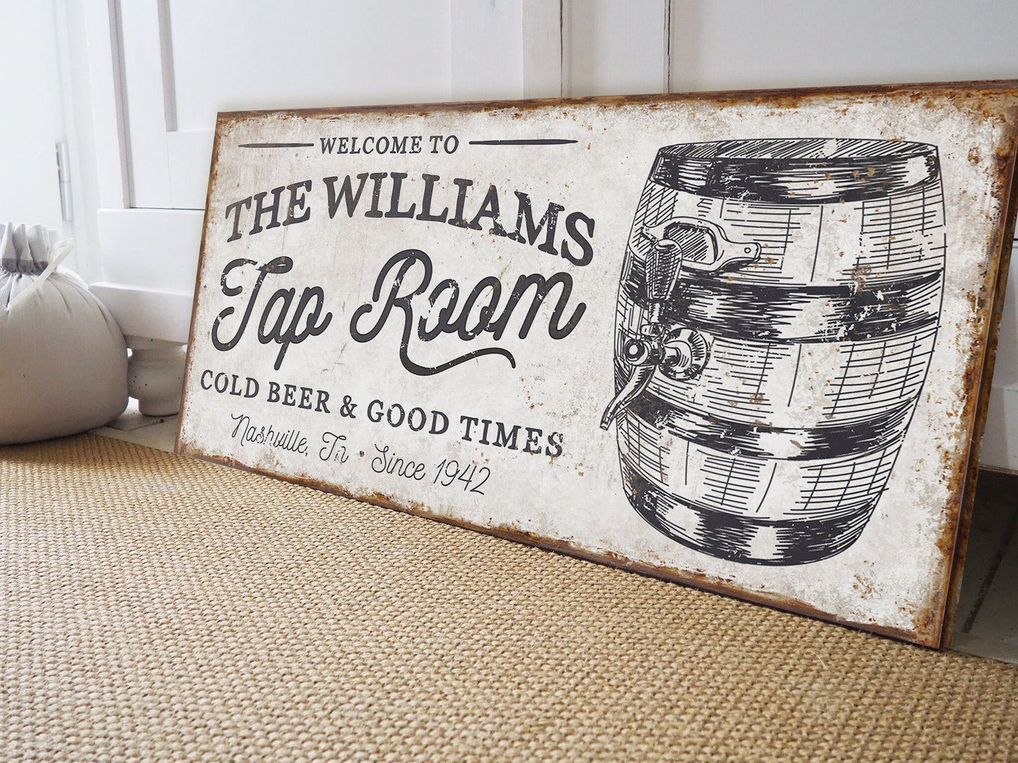 CUSTOM TAP ROOM SIGN