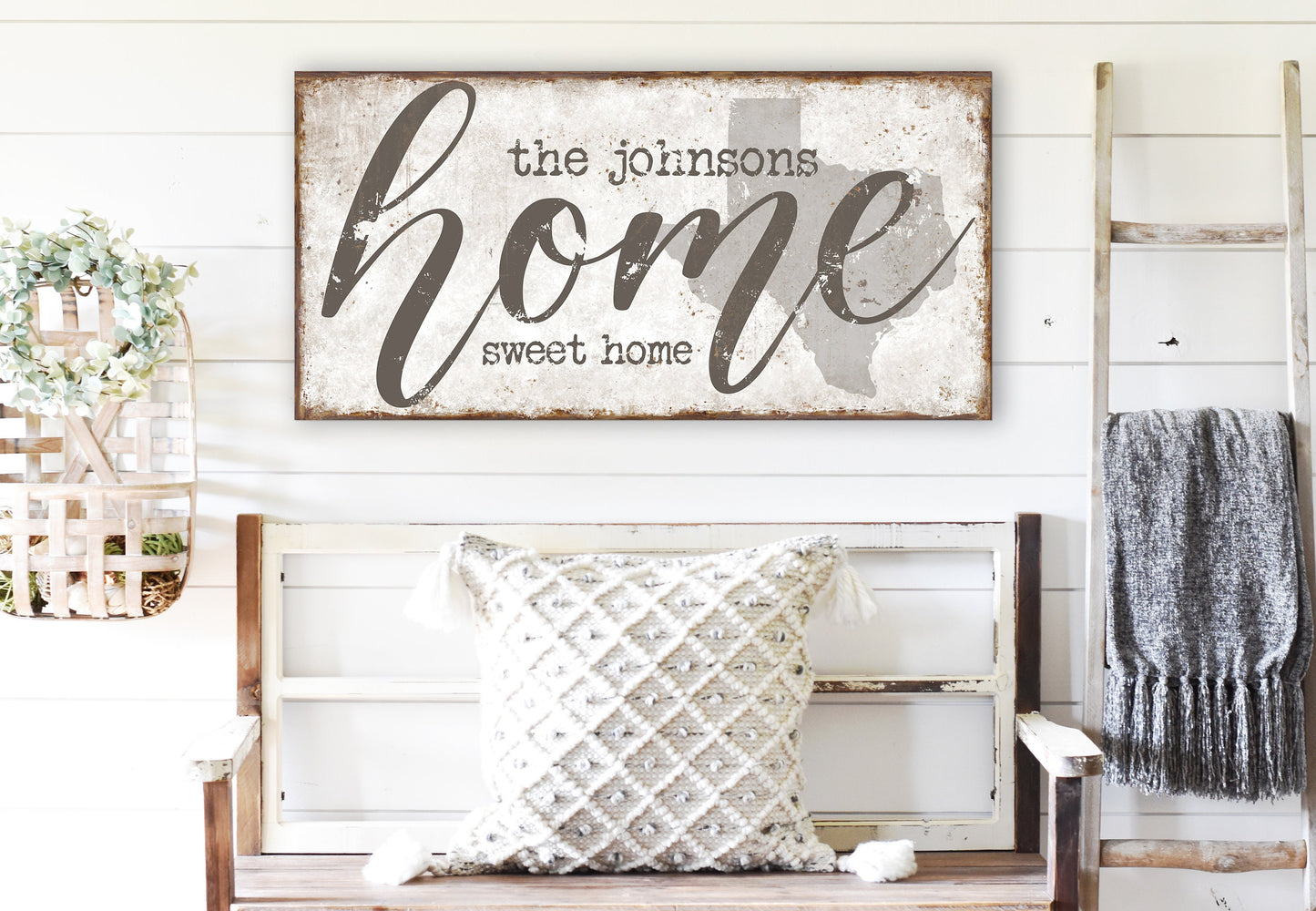 CUSTOM HOME SWEET HOME SIGN