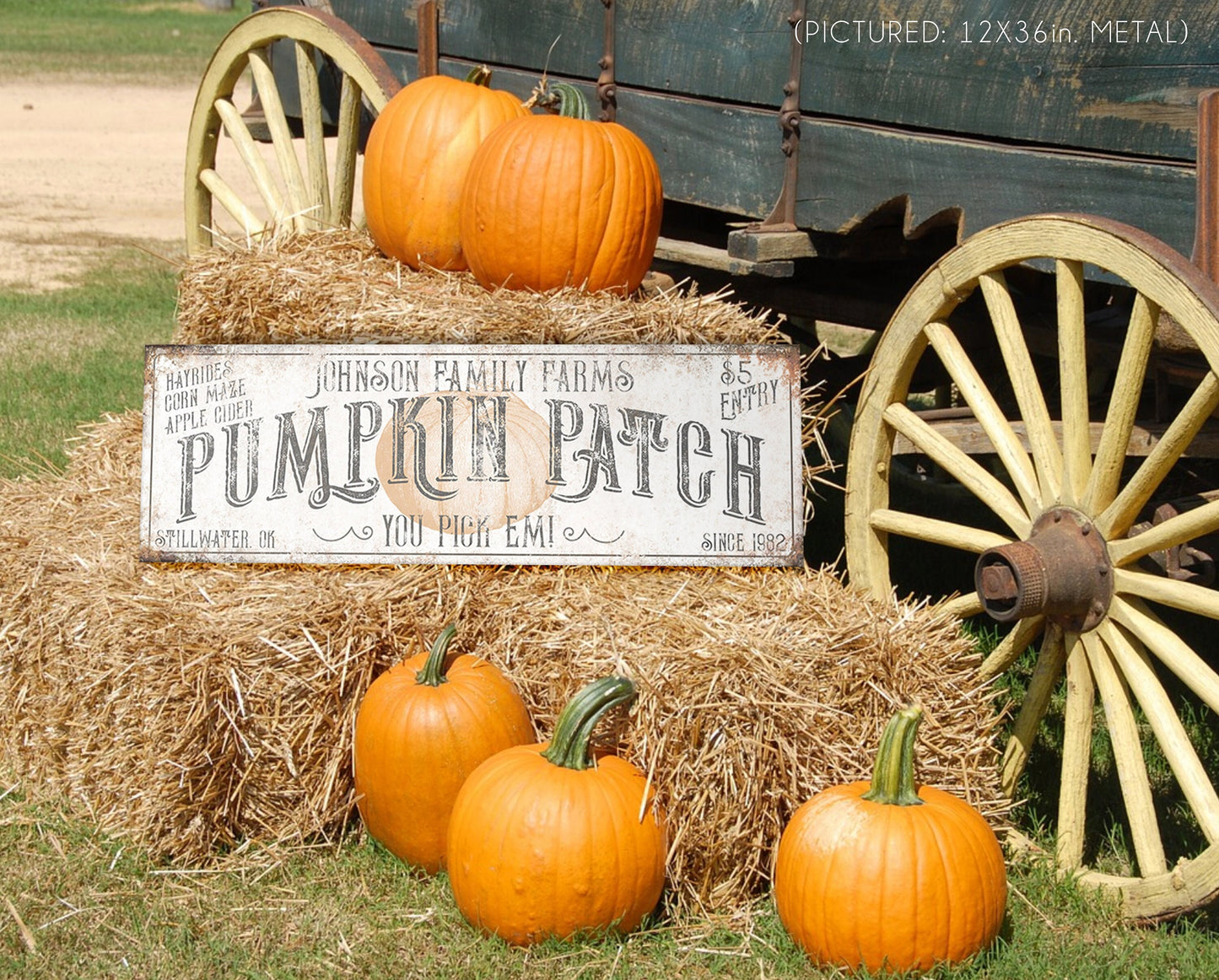 CUSTOM PUMPKIN PATCH SIGN