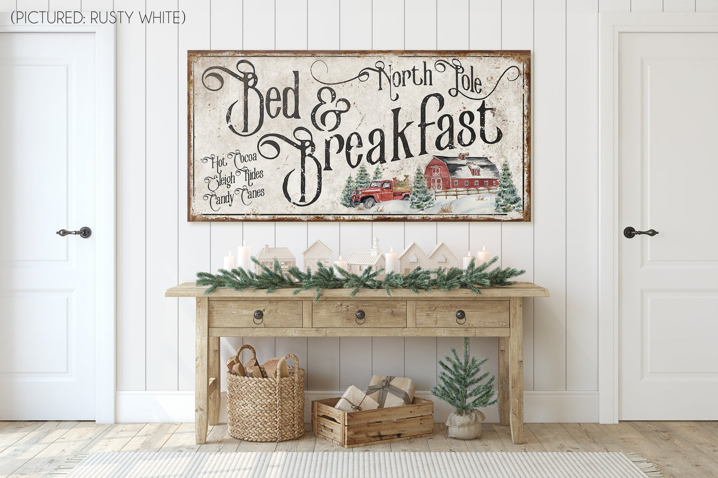 NORTH POLE BED AND BREAKFAST SIGN