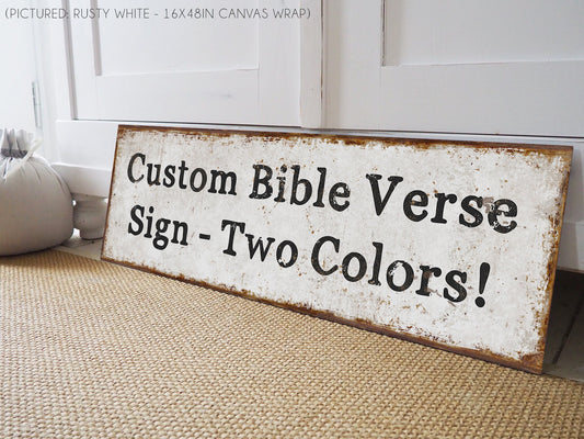 CUSTOM BIBLE VERSE SIGN