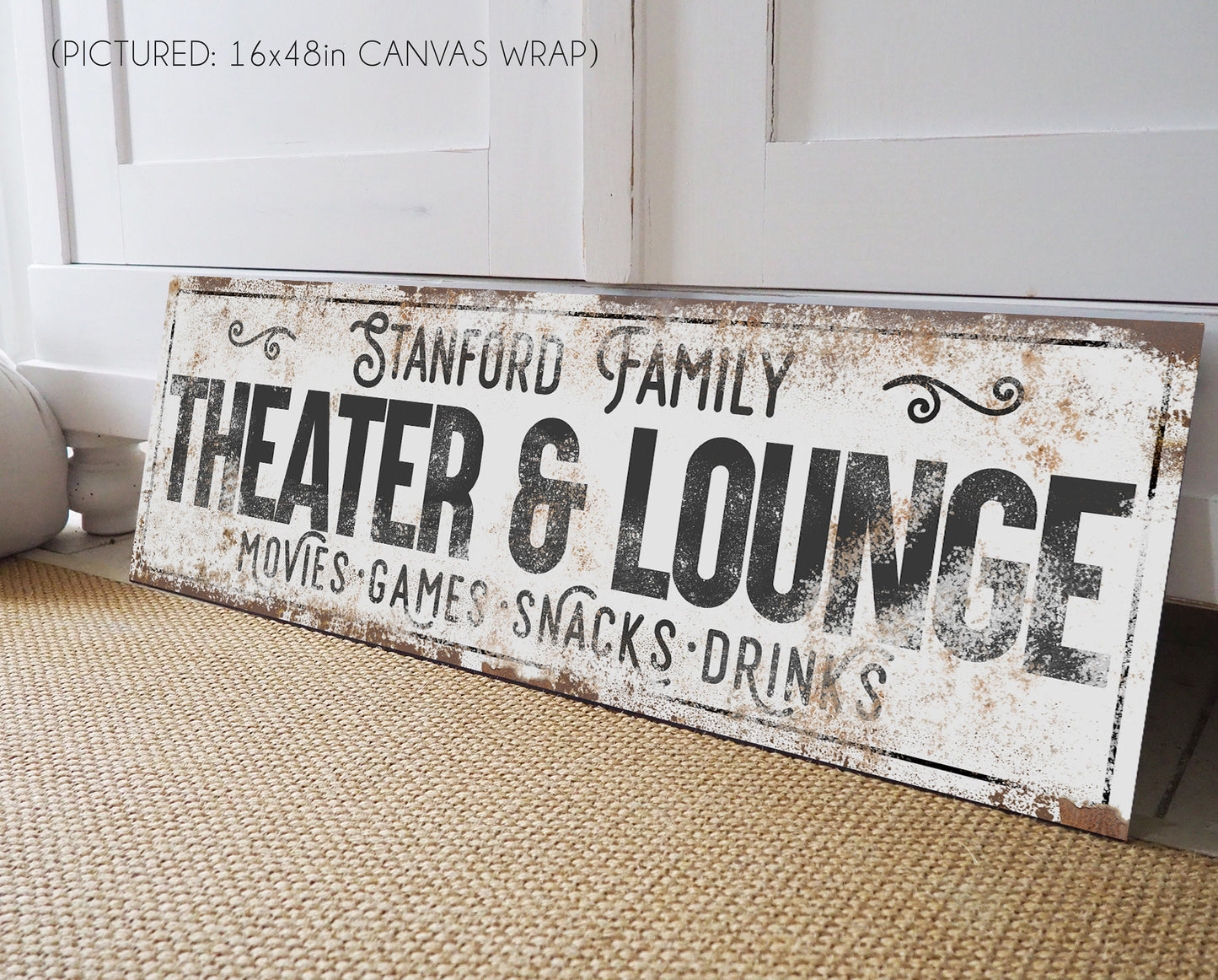 CUSTOM THEATER AND LOUNGE SIGN