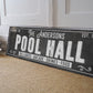 CUSTOM POOL HALL SIGN