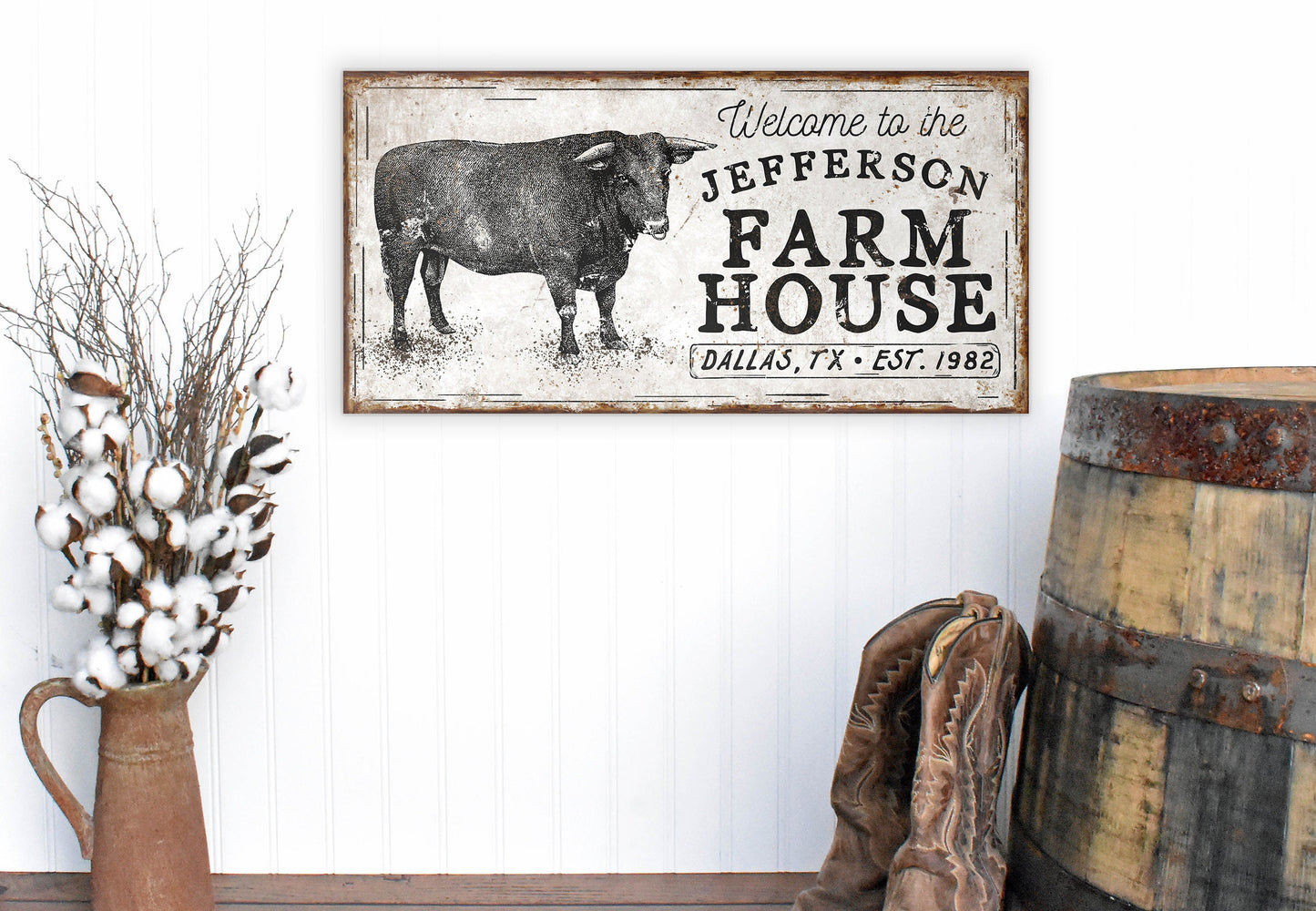 CUSTOM FARMHOUSE SIGN