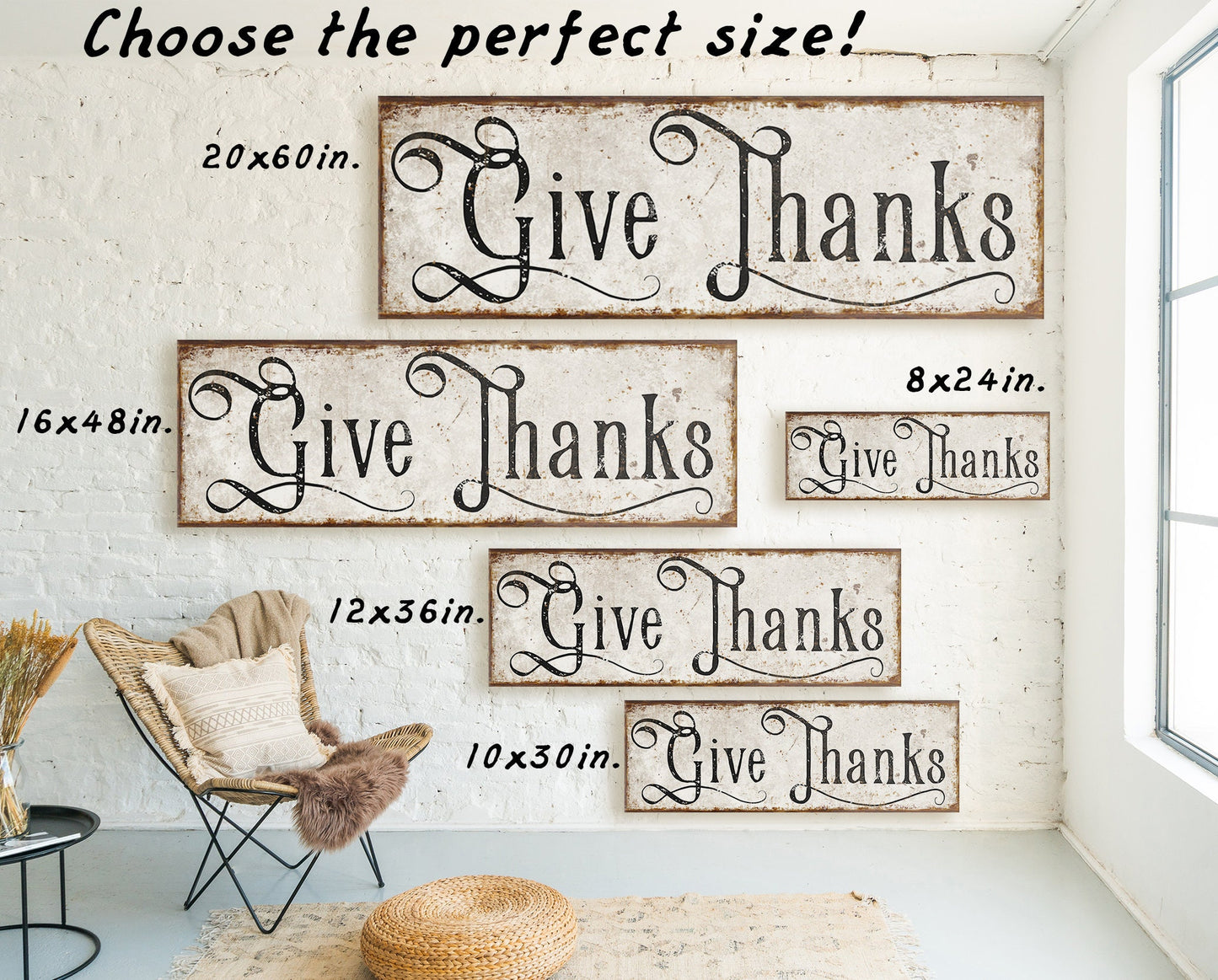 GIVE THANKS SIGN